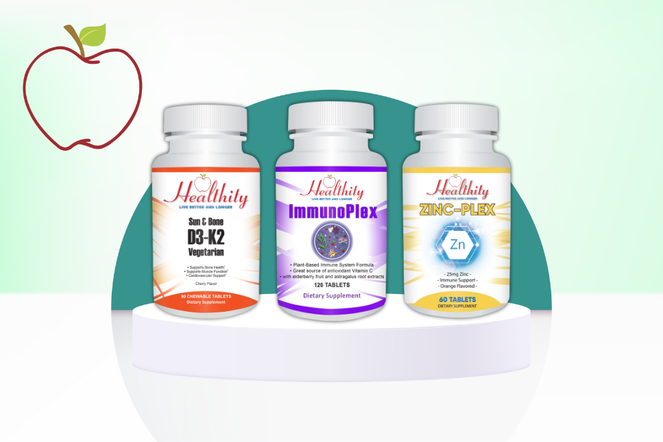 Cellular Immunologic Boost | Sun&Bone D3-K2 - ImmunoPlex - Zinc-Plex