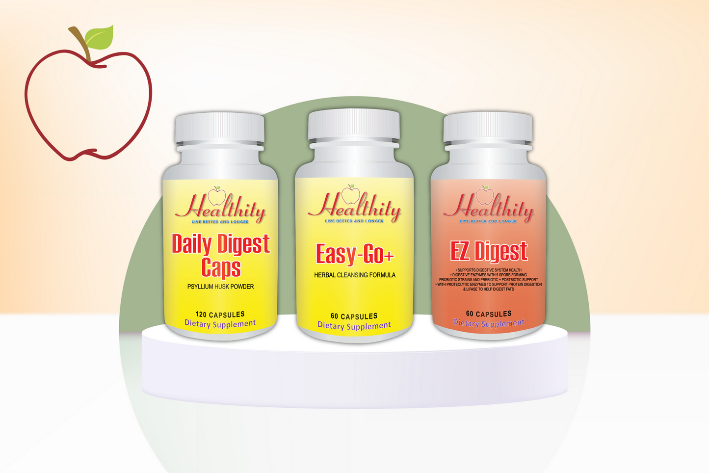 Stomach-Intestines | Daily Digest Caps - EasyGo+ - EZ Digest