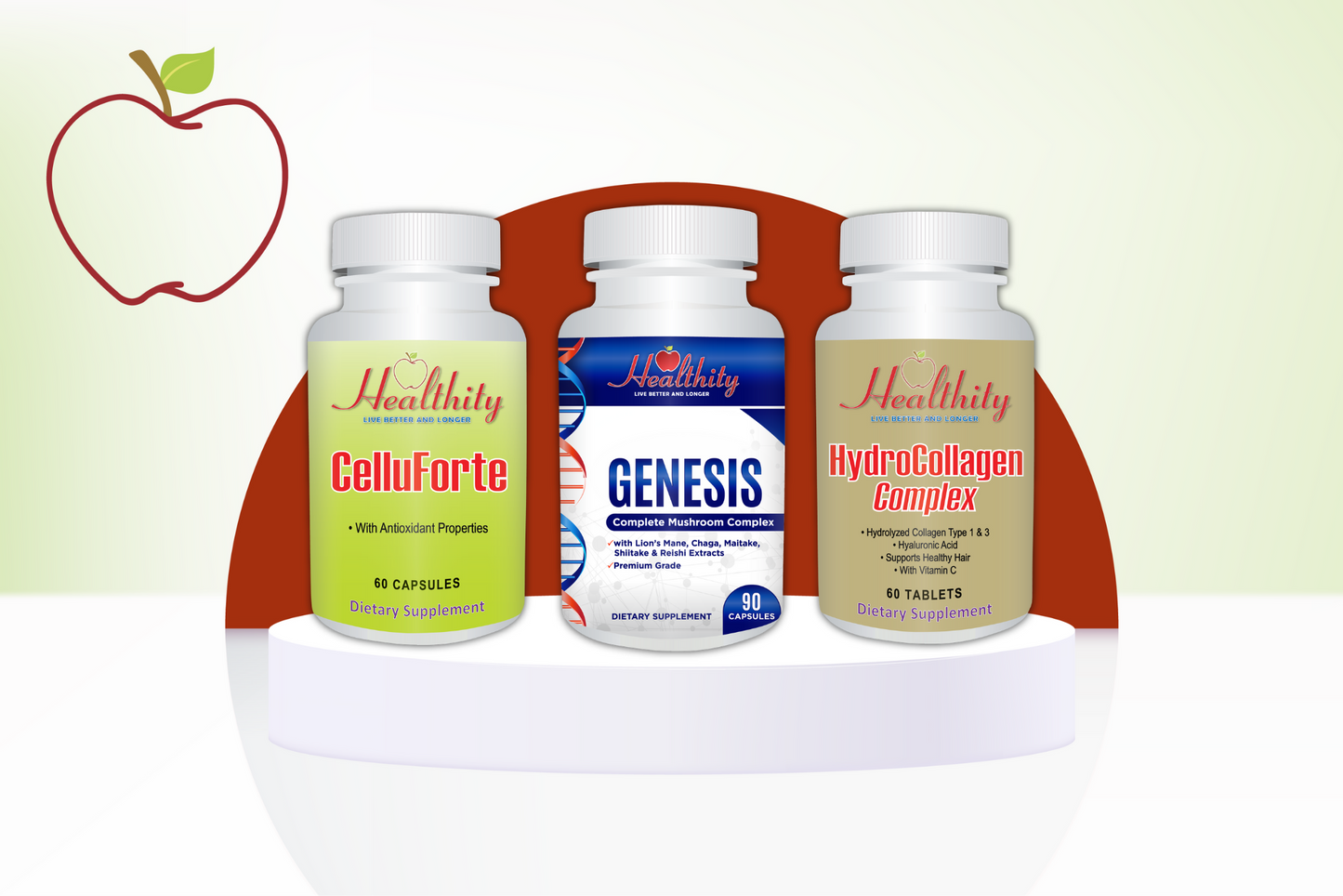 DNA Defense-Cellular Health | CelluForte - Genesis - HydroCollagen Complex