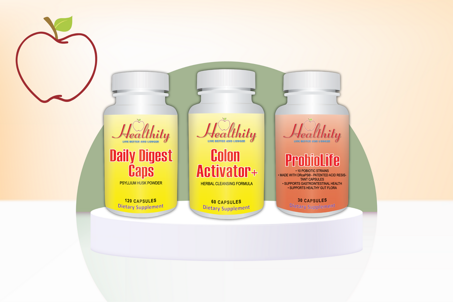 Estômago-Intestinos | Cápsulas Digest Diárias - Ativador de Cólon+ - ProbioLife