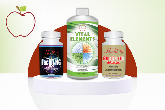 Defesa do DNA-Saúde Celular | Fator HG - Elementos Vitais - GlucoDroitin Advanced